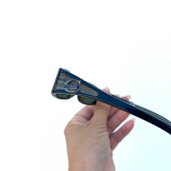 Vintage Y2K Roberto Cavalli Micro Mini Sunglasses 2000s Logo Unisex JC127 - Picture 4 of 8